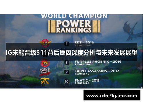 IG未能晋级S11背后原因深度分析与未来发展展望